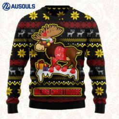 Moose Ugly Sweaters For Men Women Unisex