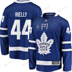 Morgan Rielly 44 Toronto Maple Leafs Stanley Cup 2023 Playoffs Patch Home Breakaway Men Jersey - Blue