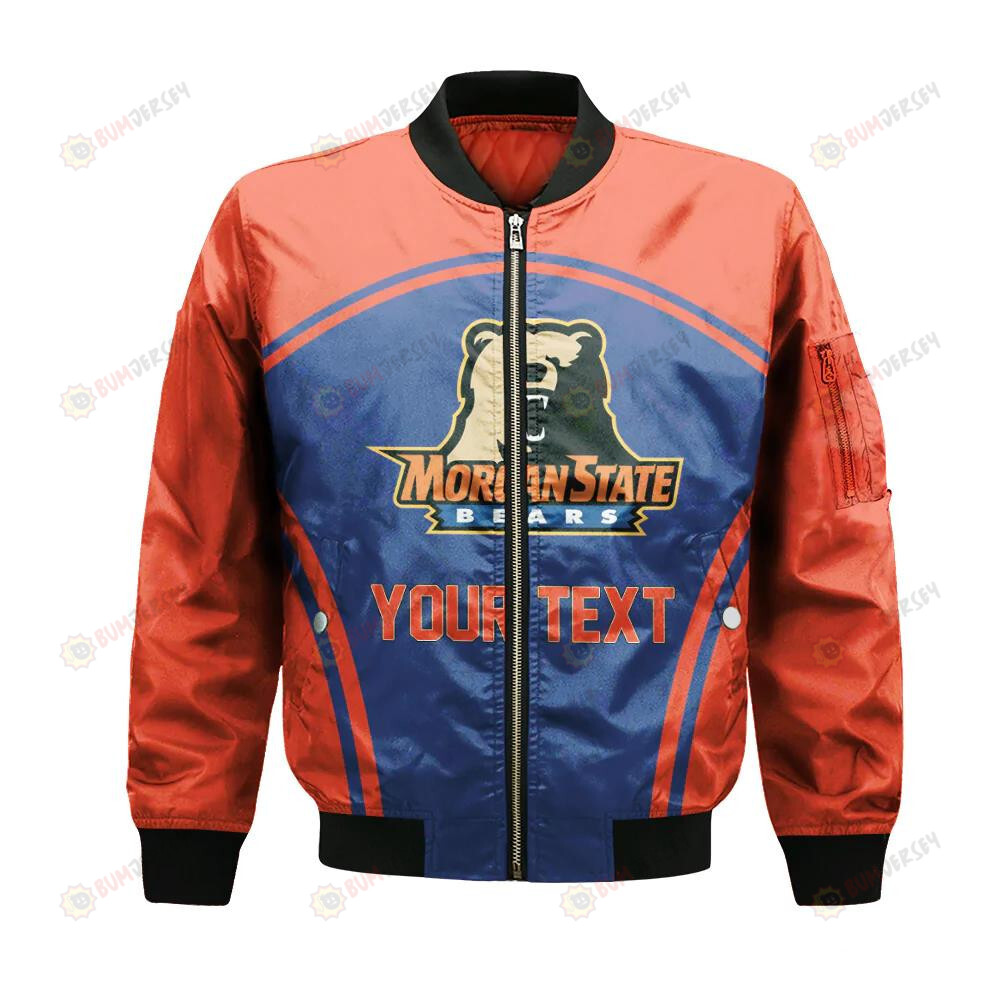 Morgan State Bears Bomber Jacket 3D Printed Custom Text And Number Curve Style Sport