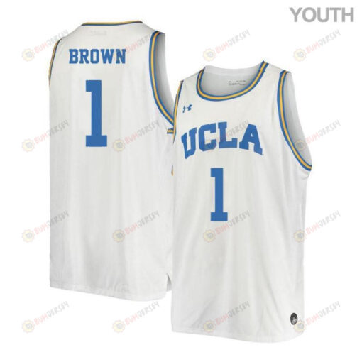 Moses Brown 1 UCLA Bruins Retro Elite Basketball Youth Jersey - White