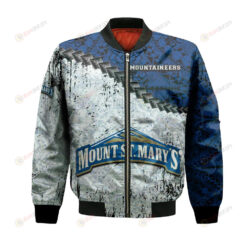 Mount St. Mary?? Mountaineers Bomber Jacket 3D Printed Grunge Polynesian Tattoo