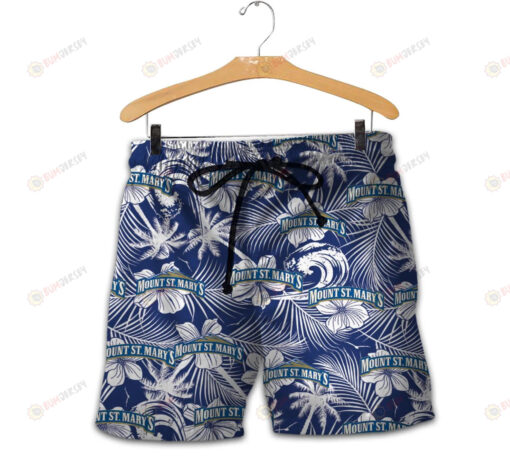 Mount St. Mary?? Mountaineers Men Shorts Tropical Seamless