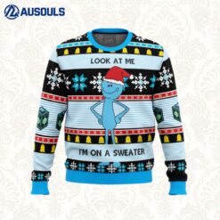 Mr. Meeseeks Ugly Sweaters For Men Women Unisex