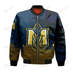 Murray State Racers Bomber Jacket 3D Printed Basketball Net Grunge Pattern