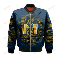 Murray State Racers Bomber Jacket 3D Printed Camouflage Vintage