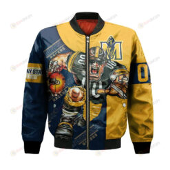 Murray State Racers Bomber Jacket 3D Printed Football