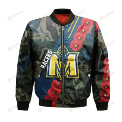 Murray State Racers Bomber Jacket 3D Printed Sport Style Keep Go on