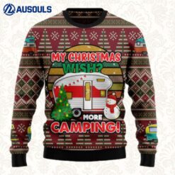 My Christmas Wish More Camping Ugly Sweaters For Men Women Unisex