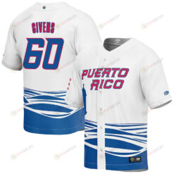 Mychal Givens 60 Puerto Rico Baseball 2023 World Baseball Classic Jersey - White