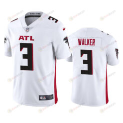 Mykal Walker 3 Atlanta Falcons White Vapor Limited Jersey