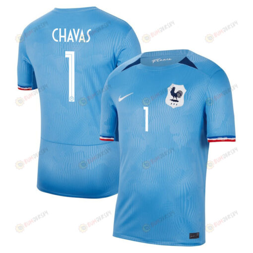 Mylene Chavas 1 France Women's National Team 2023-24 Home Men Jersey