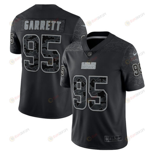 Myles Garrett 95 Cleveland Browns RFLCTV Limited Jersey - Black