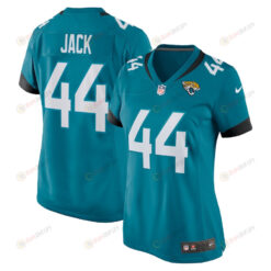 Myles Jack 44 Jacksonville Jaguars Women's Game Jersey - Teal