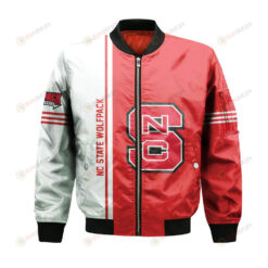 NC State Wolfpack Bomber Jacket 3D Printed Half Style