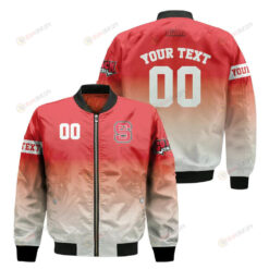 NC State Wolfpack Fadded Bomber Jacket 3D Printed