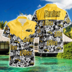 NCAA Southern Miss Golden Eagles Tropical Seamless 3D Hawaiian Shirt SH1