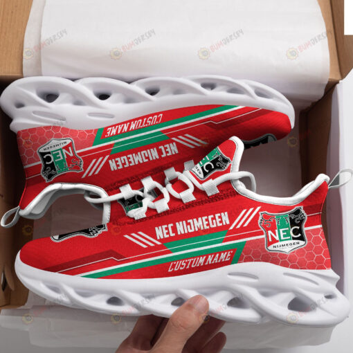 NEC Nijmegen Logo Custom Name Pattern 3D Max Soul Sneaker Shoes