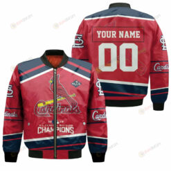NL Central Champions St Louis Cardinals 3D Customized Pattern Bomber Jacket