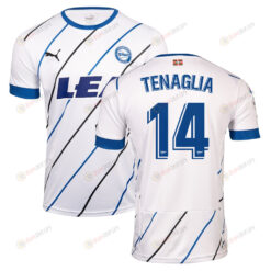 Nahuel Tenaglia 14 Deportivo Alav?s 2022-23 Away Jersey - White