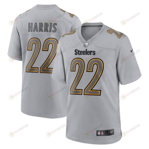 Najee Harris Pittsburgh Steelers Atmosphere Fashion Game Jersey - Gray