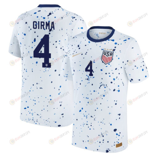 Naomi Girma 4 USA Women's National Team 2023-24 World Cup Home Men Jersey