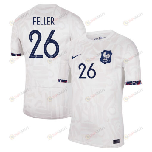 Naomie Feller 26 France Women's National Team 2023-24 Away Men Jersey