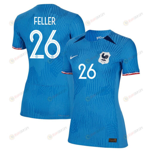 Naomie Feller 26 France Women's National Team 2023-24 World Cup Home Women Jersey