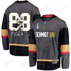 Nate Schmidt 88 Vegas Golden Knights Defensive Anchor 2023 Champions Stanley Cup Men Jersey - Black