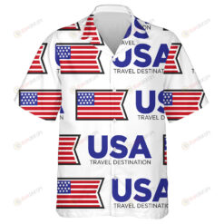 National Flag USA Travel Destination Stars And Stripes Hawaiian Shirt