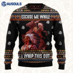 Native Excuse Me While I Whip This Out Ugly Sweaters For Men Women Unisex