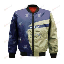 Navy Midshipmen Bomber Jacket 3D Printed Special Style