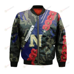 Navy Midshipmen Bomber Jacket 3D Printed Sport Style Keep Go on