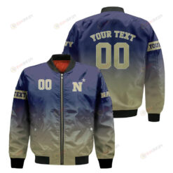 Navy Midshipmen Fadded Bomber Jacket 3D Printed