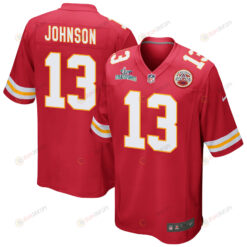 Nazeeh Johnson 13 Kansas City Chiefs Super Bowl LVII Champions Men's Jersey - Red