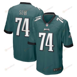 Ndamukong Suh 74 Philadelphia Eagles Game Player Jersey - Midnight Green