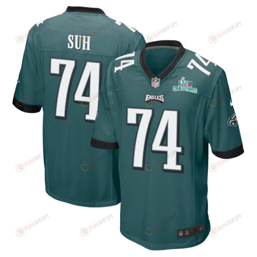 Ndamukong Suh 74 Philadelphia Eagles Super Bowl LVII Champions Men's Jersey - Midnight Green