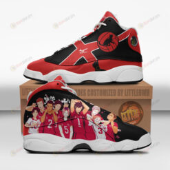 Nekoma High Shoes Haikyuu Anime Air Jordan 13 Shoes Sneakers Sneakers