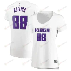 Nemanja Bjelica Sacramento Kings Women's Fast Break Player Jersey - Association Edition - White