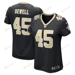 Nephi Sewell New Orleans Saints Women's Game Player Jersey - Black