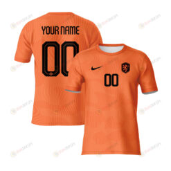 Netherlands 2023 Youth Home Custom Jersey - Orange - All Over Printed Jersey