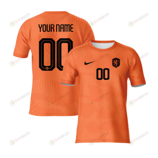 Netherlands 2023 Youth Home Custom Jersey - Orange - All Over Printed Jersey