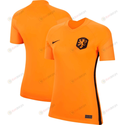 Netherlands Women National Team 2022/23 Home Blank Jersey - Orange