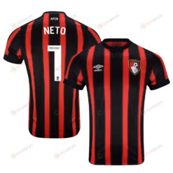 Neto 1 AFC Bournemouth 2023-24 EFL Home Men Jersey - Red