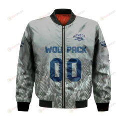 Nevada Wolf Pack Bomber Jacket 3D Printed Team Logo Custom Text And Number