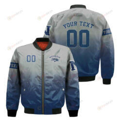 Nevada Wolf Pack Fadded Bomber Jacket 3D Printed