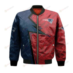 New England Patriots Bomber Jacket 3D Printed Abstract Pattern Sport