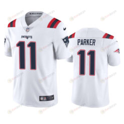New England Patriots DeVante Parker 11 White Vapor Limited Jersey