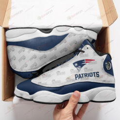New England Patriots Logo Pattern Air Jordan 13 Sneakers Sport Shoes