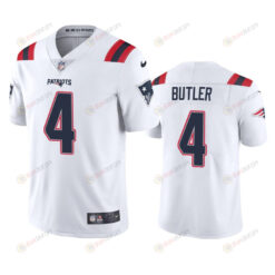 New England Patriots Malcolm Butler 4 White Vapor Limited Jersey