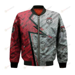 New Mexico Lobos Bomber Jacket 3D Printed Abstract Pattern Sport